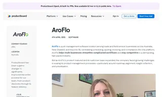 Preview of the AroFlo Case Study