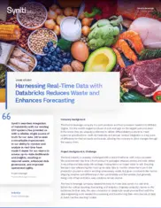 Preview of the Large Food & Beverage Company Case Study