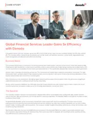 Preview of the Global Financial Services Company Case Study