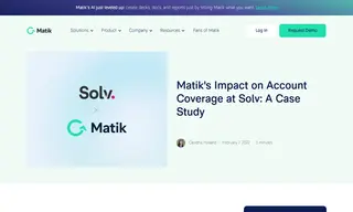 Preview of the Solv Case Study
