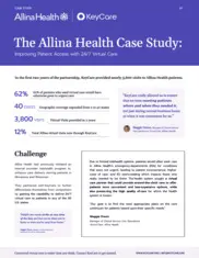 Preview of the Allina Health Case Study