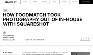 Preview of the FOODMatch Case Study