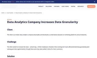 Preview of the Italian Data Analytics Company Case Study