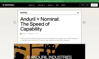 Preview of the Anduril Case Study