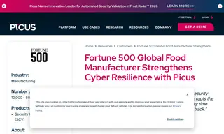 Preview of the Fortune 500 Global Food Manufacturer Case Study