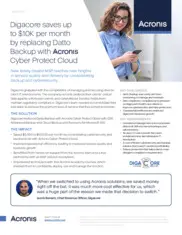 Preview of the Digacore Case Study