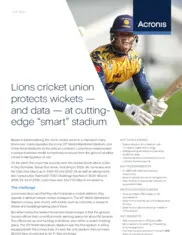 Preview of the Lions Cricket Union Case Study