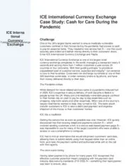 Preview of the Foreign Currency Exchange Case Study