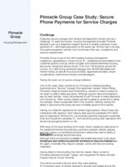 Preview of the Pinnacle Group Case Study