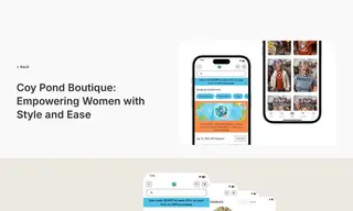 Preview of the Coy Pond Boutique Case Study