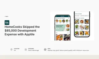 Preview of the HomeCooks Case Study