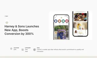 Preview of the Harney & Sons Case Study