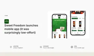 Preview of the Sweet Freedom Case Study