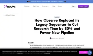 Preview of the Observe, Inc. Case Study