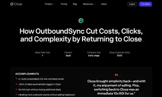 Preview of the OutboundSync Case Study