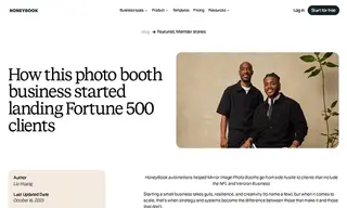 Preview of the Mirror Image Photo Booths Case Study