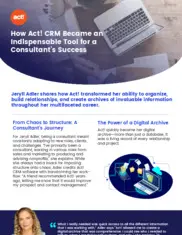 Preview of the Large Consultant Company Case Study