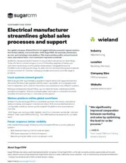 Preview of the Wieland Electric Case Study