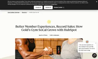 Preview of the Gold’s Gym Case Study