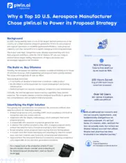 Preview of the Top 10 U.S. Aerospace Manufacturer Case Study