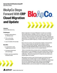Preview of the BloApCo Case Study