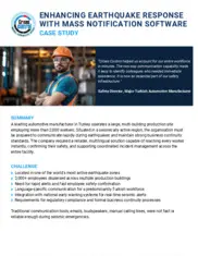 Preview of the Major Turkish Automotive Manufacturer Case Study