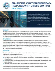 Preview of the Leading International Aviation Operator Case Study