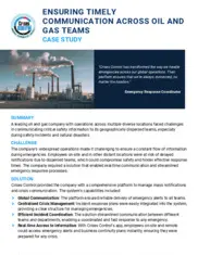 Preview of the Leading Oil and Gas Company Case Study