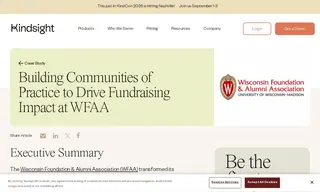Preview of the The Wisconsin Foundation & Alumni Association Case Study