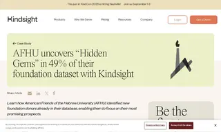 Preview of the American Friends of the Hebrew University Case Study