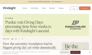 Preview of the Purdue for Life Foundation Case Study