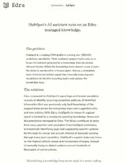 Preview of the HubSpot Case Study