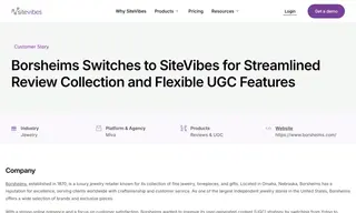 Preview of the Borsheims Case Study