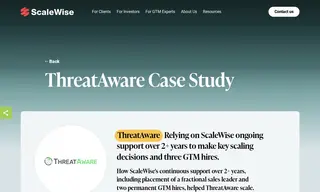 Preview of the ThreatAware Case Study
