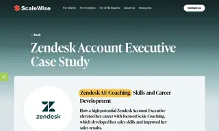 Preview of the Zendesk Case Study