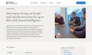 Preview of the Apex Group Case Study