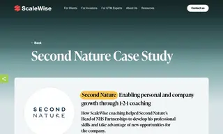 Preview of the Second Nature Case Study