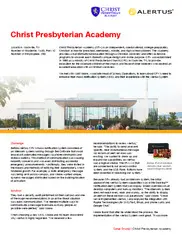 Preview of the Christ Presbyterian Academy Case Study