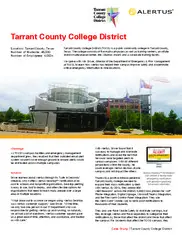 Preview of the Tarrant County College District Case Study