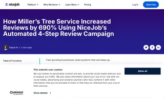 Preview of the Miller's Tree Service Case Study