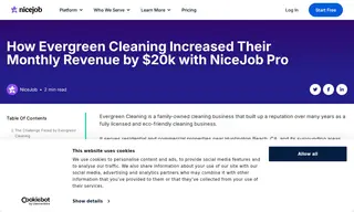 Preview of the Evergreen Cleaning Case Study