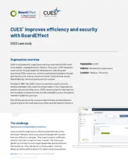 Preview of the CUES Case Study