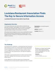 Preview of the Louisiana Restaurant Association Case Study