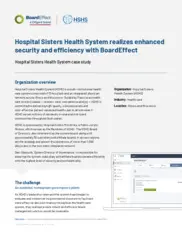 Preview of the Hospital Sisters Health System Case Study
