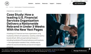 Preview of the Leading U.S. Financial Services Organization Case Study