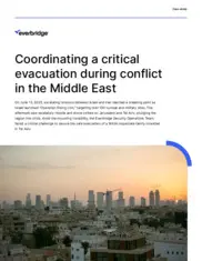 Preview of the Operation Rising Lion Case Study