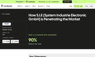 Preview of the S.I.E. (System Industrie Electronic GmbH) Case Study