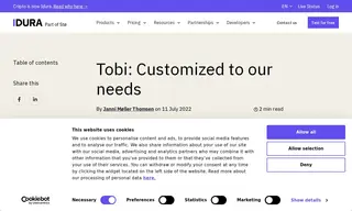 Preview of the Tobi Case Study