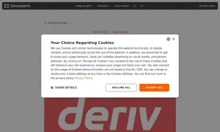 Preview of the Deriv Case Study