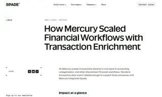 Preview of the Mercury Case Study